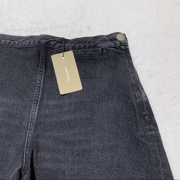 NWT Rachel Comey high-rise raw-edge denim shorts - Picture 4 of 14